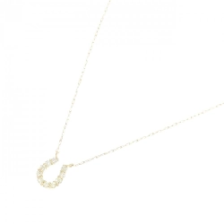 K18YG Móng ngựa Kim cương Dây chuyền 0.10CT - Hàng hiệu Chính hãng 859181