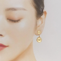 K18YG Bông tai - Hàng hiệu Authentic 866721