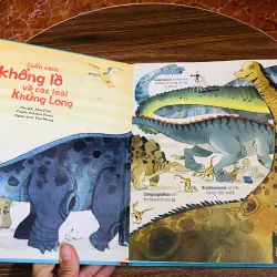 Cuốn sách khổng lồ về các loài Khủng Long -  Alex Frith, tranh(Fabiano Fiorin)#HATRA 976648