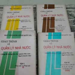 Học viện hành chính QG- Giáo trình Quản lý Nhà Nước cho Ngạch chuyên viên. X bản 1994