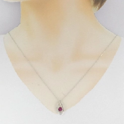 Dây chuyền ruby PT900/PT850 0.75CT - Hàng hiệu Chính hãng 865775