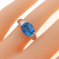 Nhẫn Blue Topaz K10WG 670660