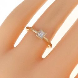 Nhẫn kim cương 750YG 672436