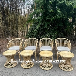 Bàn ghế mây uống trà giá rẻ 501288