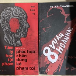 Combo 2 quyển Tâm lí học tội phạm và 8 vụ án hoàn hảo