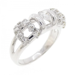 Nhẫn kim cương K18WG