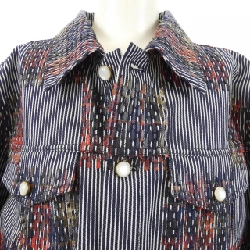 Áo khoác denim họa tiết hickory LOUIS VUITTON HRA76WMJP - Hàng hiệu Authentic 891214