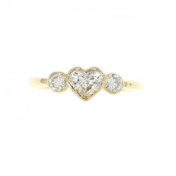 Nhẫn kim cương hình trái tim K18YG 0.50CT 667389