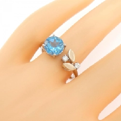 Nhẫn Blue Topaz 750WG/750PG - Hàng hiệu Authentic 850225