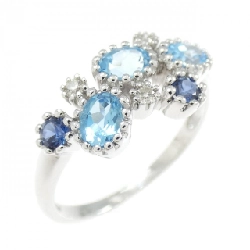 Nhẫn đá màu K10WG