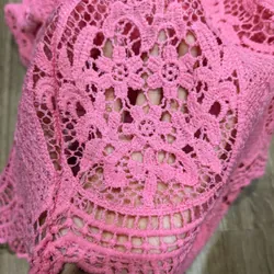 Áo Ren Hoa Sợi Móc Shein 720668