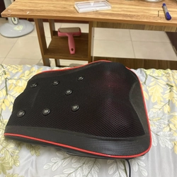 Máy massage cổ vai gáy lưng 16d , Gối massage hồng ngoại  501635