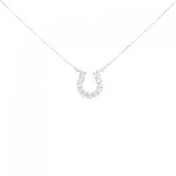 Dây chuyền kim cương PT900/PT850 hình móng ngựa 0.312CT - Hàng hiệu Chính hãng