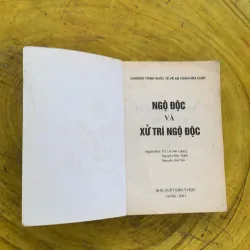 NGỘ ĐỘC VÀ XỬ TRÍ NGỘ ĐỘC - dịch từ nước ngoài 788434