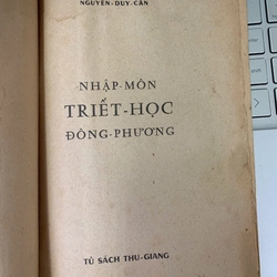 NHẬP MÔN TRIẾT HỌC ĐÔNG PHƯƠNG - NGUYỄN DUY CẦN 544811