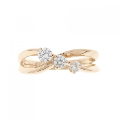 Nhẫn kim cương ba viên K18PG 0.25CT - Hàng hiệu chính hãng 855030