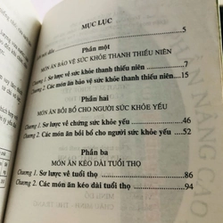 MÓN ĂN BẢO VỆ SỨC KHỎE THANH THIẾU NIÊN, NGƯỜI SỨC KHỎE YẾU, KÉO DÀI TUỔI THỌ  333496