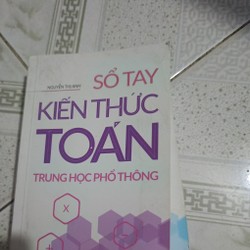 Combo 2q Sổ tay kiến thức Toán THCS và Sổ tay kiến thức Toán THPT 179938