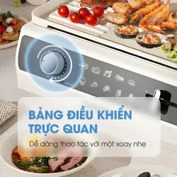 Kalite KLG555 – Nồi lẩu nướng 2in1 công suất lớn 2200W 783417
