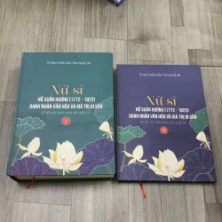 Nữ sĩ hồ xuân hương danh nhân văn hoá và giá trị di sản. Bộ 2 cuốn. 10a4