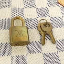 Túi xách Boston Louis Vuitton Damier Azur 30cm N41533 614580