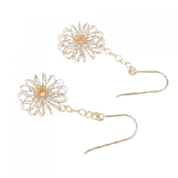 Bông tai hoa ba màu 750 - Hàng hiệu Authentic 872079