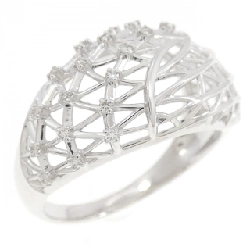 Nhẫn kim cương K18WG 0.08CT