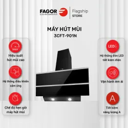 ✨ Máy Hút Mùi 3CFT-901N Kính Đen 90cm: Thanh Lọc Không Khí Bếp Với Độ Ồn Cực Thấp 591129