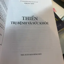 THIỀN TRỊ BỆNH VÀ SỨC KHOẺ - PHỤNG SƠN  1023170
