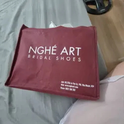 Giày cưới Nghé Art + 10cm + new 99% 791298