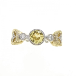 Nhẫn Sapphire 750YG/750WG 0.77CT - Hàng hiệu Authentic 847612