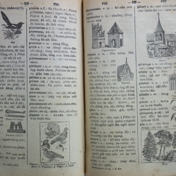Tự điển Francaise Annamite _ Pháp Việt_ Petrus Ký 101 năm (Gáy sách xưa, hiếm còn sót lại) 547570