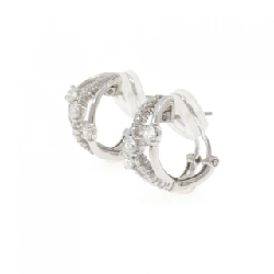 K18WG Bông tai/Khuyên tai Kim cương 1.00CT - Hàng hiệu Chính hãng