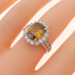Nhẫn Sphene PT900 3.52CT - Hàng hiệu Chính hãng 854218