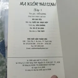Ma Kiếm Thư Sinh ( 6 tập) - Cổ Long 992702