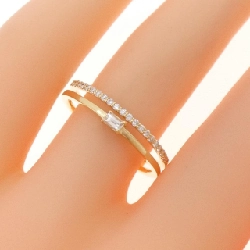 【Sản phẩm mới】Nhẫn kim cương K18YG 0.17CT 668679