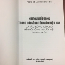 NHỮNG BIẾN ĐỘNG TRONG ĐỜI SỐNG TÔN GIÁO HIỆN NAY VÀ TÁC ĐỘNG CỦA NÓ ĐẾN LỐI SỐNG NGƯỜI VỆT 493402