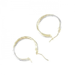 Bông tai hoop 750YG/750WG - Hàng hiệu Authentic 870878