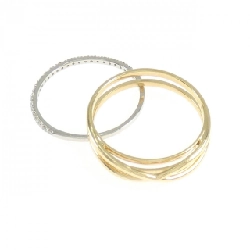 Nhẫn kim cương K18YG/PT900 0.20CT 665778