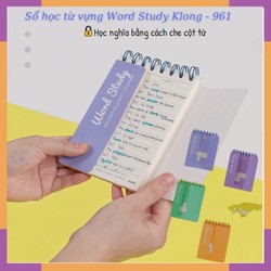 2 cuốn sổ học từ vựng Word Study Klong A6 120 trang 100/76 KL 916 - VPP Thiên Ái 179249