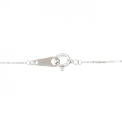 K18WG Dây chuyền kim cương chéo 0.30CT - Hàng hiệu chính hãng 859392