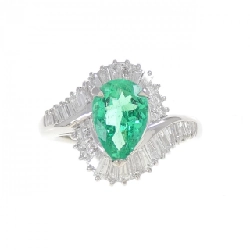Nhẫn Emerald PT900 1.50CT - Hàng hiệu Chính hãng 853114
