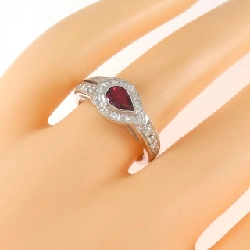 Nhẫn Ruby K18WG 669092