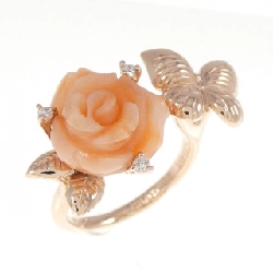 Nhẫn san hô K14PG