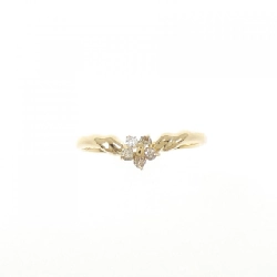 Nhẫn kim cương hoa K18YG - Hàng hiệu Authentic 849798