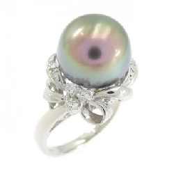 Nhẫn ngọc trai đen PT900 10.5mm - Hàng hiệu Chính hãng