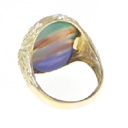 Nhẫn Cú Đá Onyx K18YG - Hàng hiệu Chính hãng 854232