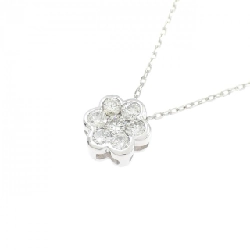 K18WG Hoa Kim Cương Dây Chuyền 0.30CT - Hàng hiệu Chính hãng 863683