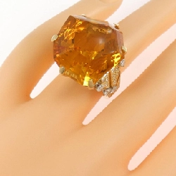 Nhẫn Citrine Mikimoto 34.14CT - Hàng hiệu Chính hãng 836752