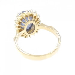 Nhẫn sao sapphire K18YG 4.15CT 672734